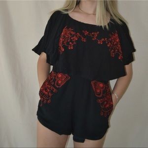 devine romper with vine leaves 🍃🖤